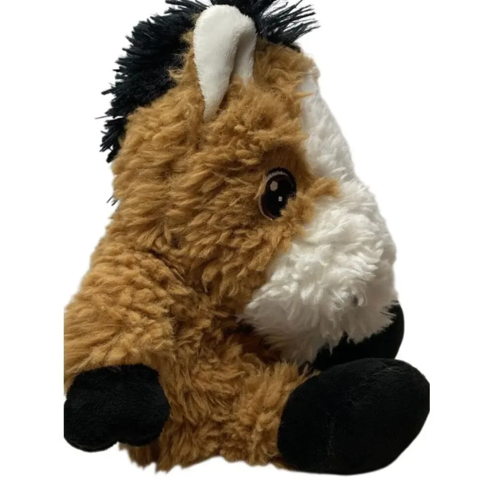 Mty international  Hand puppet horse plays, music, notes of old, McDonald, plush